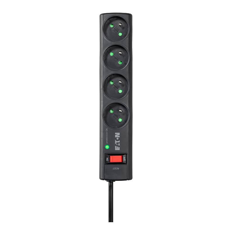Multiprise Eaton Parafoudre 4 Prises Noir Bon état -  reconditionné disponible sur Electro Depot